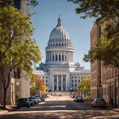 Wisconsin mortgage loan limits heatmap showing county-level conventional, FHA, VA, and USDA loan limits