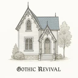 Gothic Revival style house